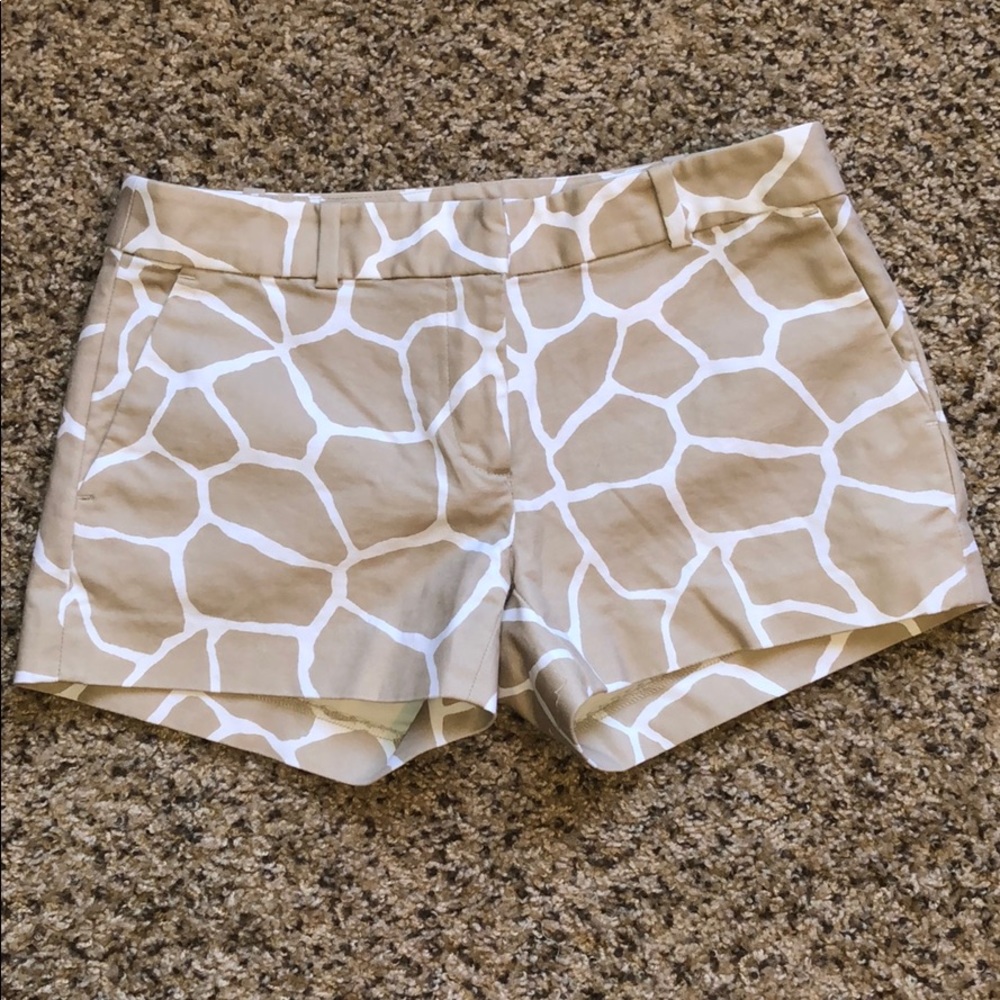 NWOT Michael Kors Giraffe animal print shorts